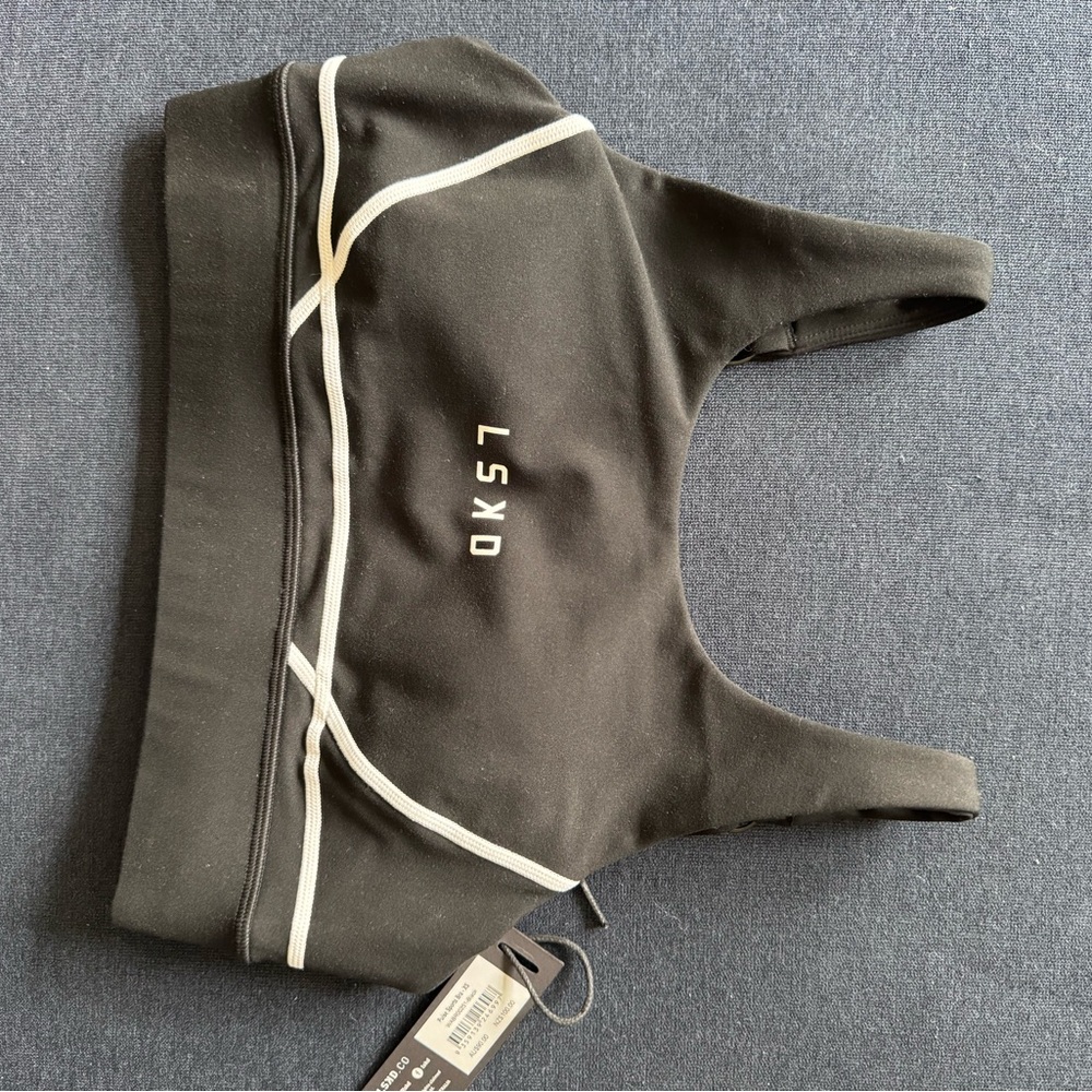 LSKD Black Sports Bra